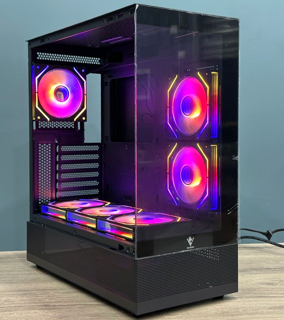 CASE MAGMA V930 6FANS ARGB BLACK